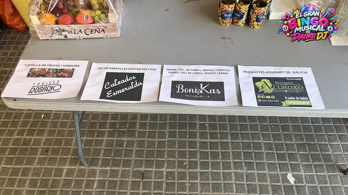El Gran Bingo Musical de Danko DJ: Colaboradores y premios